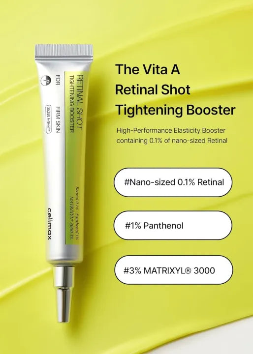 Celimax THE VITA-A Retinal Shot Tightening Booster – Anti-Aging & Firming Serum for Smooth, Youthful Skin (سيروم شد البشرة ومكافحة التجاعيد)